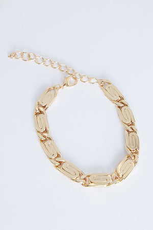 Gold Chunky Anklet - Lusine