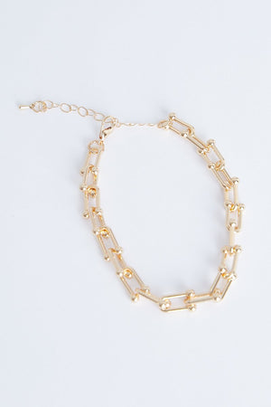 Interlink Gold Anklet - Madilyn