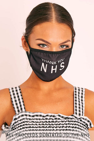 Thank You NHS Slogan Face Mask - Stevie