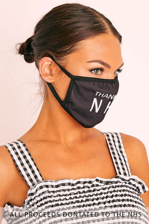 Thank You NHS Slogan Face Mask - Stevie